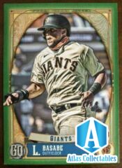 2021 Topps Gypsy Queen Green Parallel #67 Luis Alexander Basabe RC Giants Rookie